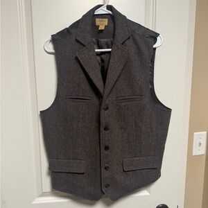 Tre Vero Men’s Wool Dress Vest Large